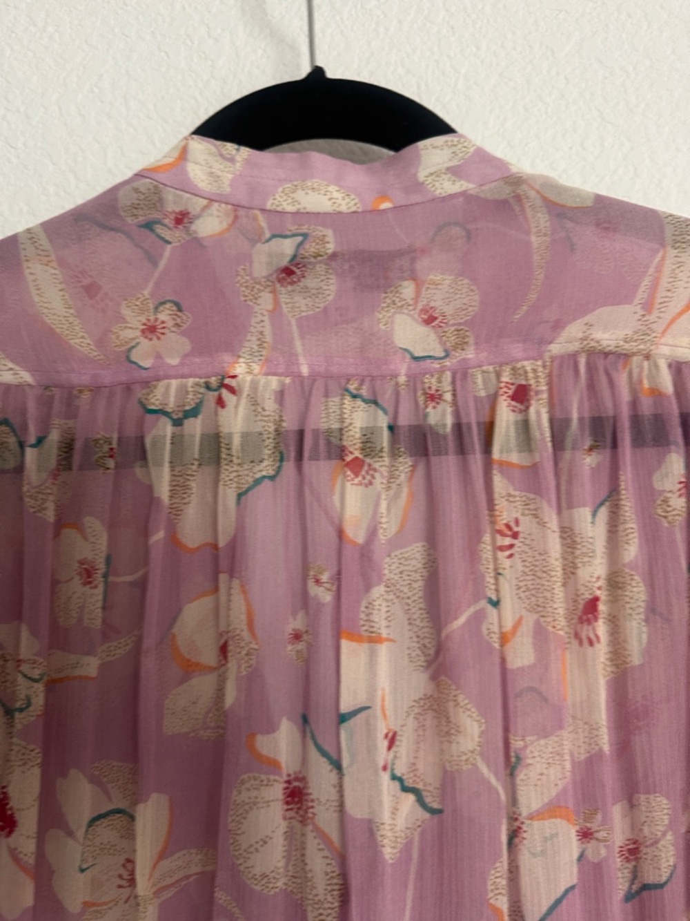 Joie Feyenna beautiful silk delicate blouse S $248 - Picture 11 of 12